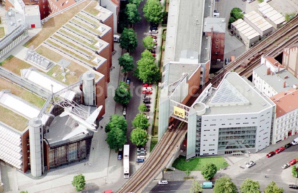 Aerial image Berlin / Kreuzberg - Verkehrsmuseum, BVG-Zentrale Kreuzberg / Berlin