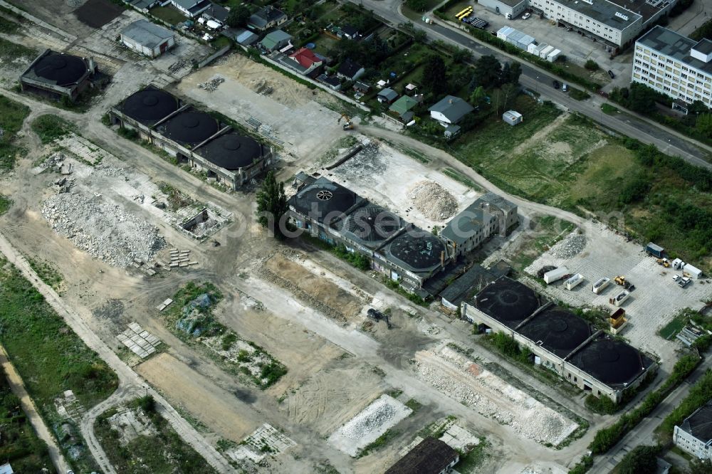 Aerial photograph Berlin - Vacant bunker complex and ammunition depots on the former military training ground Biesenhorster Weg - Wiesengrundstrasse in Berlin