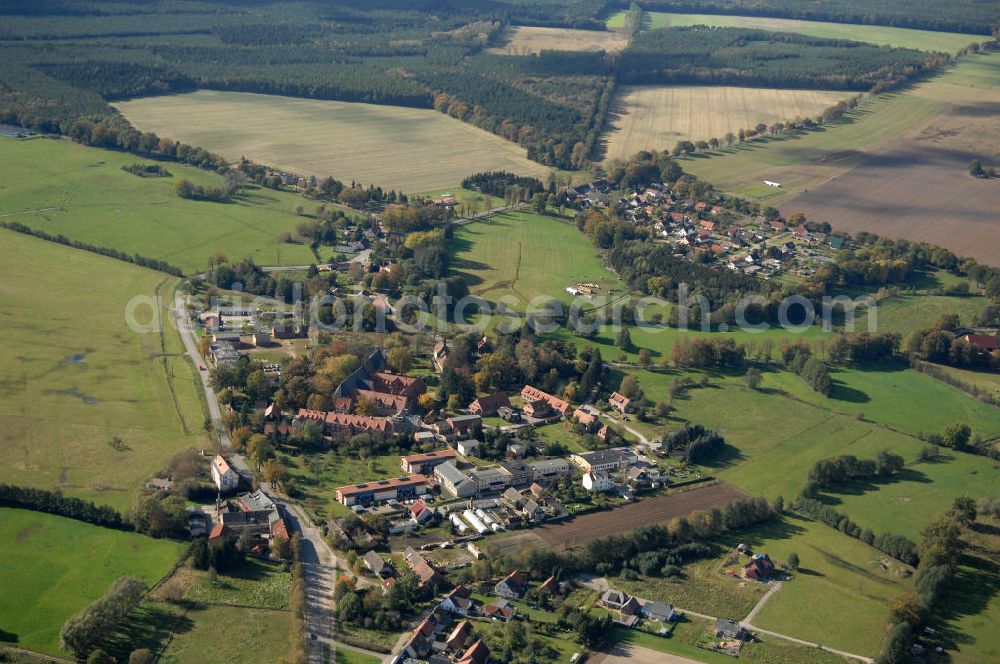 Heiligengrabe from above - Blick auf die Ortsumgehung Bundesstrasse 189 Heiligengrabe. Projektsteuerung: Schüßler-Plan Ingenieurgesellschaft für Bau- und Verkehrswegeplanung mbH.