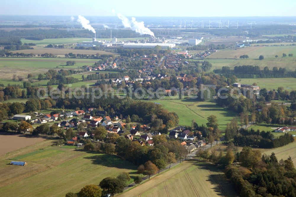 Heiligengrabe from the bird's eye view: Blick auf die Ortsumgehung Bundesstrasse 189 Heiligengrabe. Projektsteuerung: Schüßler-Plan Ingenieurgesellschaft für Bau- und Verkehrswegeplanung mbH.