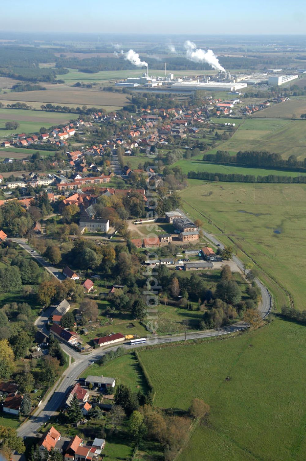 Aerial photograph Heiligengrabe - Blick auf die Ortsumgehung Bundesstrasse 189 Heiligengrabe. Projektsteuerung: Schüßler-Plan Ingenieurgesellschaft für Bau- und Verkehrswegeplanung mbH.