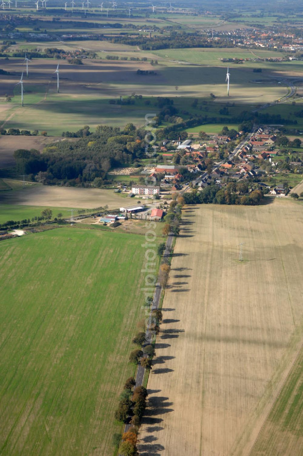 Kemnitz from the bird's eye view: Blick auf die Ortsumgehung Bundesstrasse 189 Kemnitz. Projektsteuerung: Schüßler-Plan Ingenieurgesellschaft für Bau- und Verkehrswegeplanung mbH.