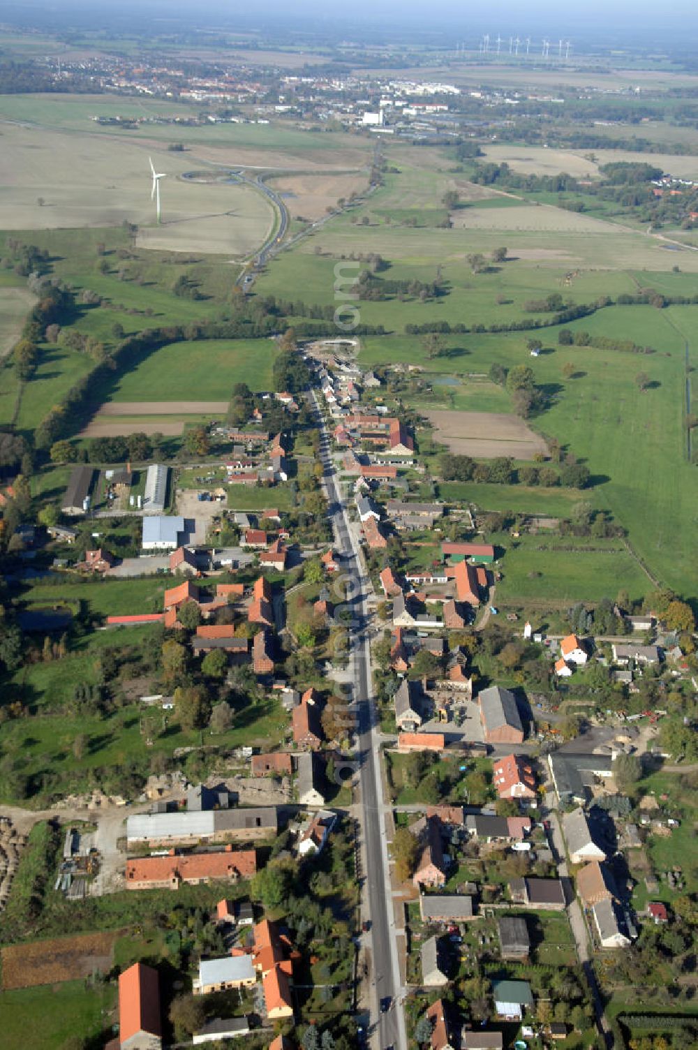 Kemnitz from above - Blick auf die Ortsumgehung Bundesstrasse 189 Kemnitz. Projektsteuerung: Schüßler-Plan Ingenieurgesellschaft für Bau- und Verkehrswegeplanung mbH.