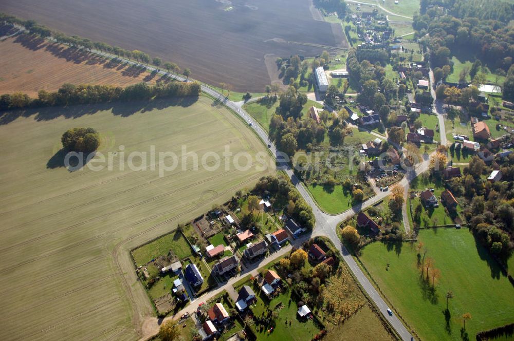 Aerial photograph Retzin - Blick auf die Ortsumgehung Bundesstrasse 189 Retzin. Projektsteuerung: Schüßler-Plan Ingenieurgesellschaft für Bau- und Verkehrswegeplanung mbH.