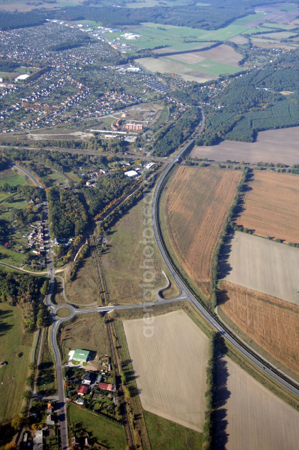 Weisen from above - Blick auf die Ortsumgehung Bundesstrasse 189 Weisen. Projektsteuerung: Schüßler-Plan Ingenieurgesellschaft für Bau- und Verkehrswegeplanung mbH.