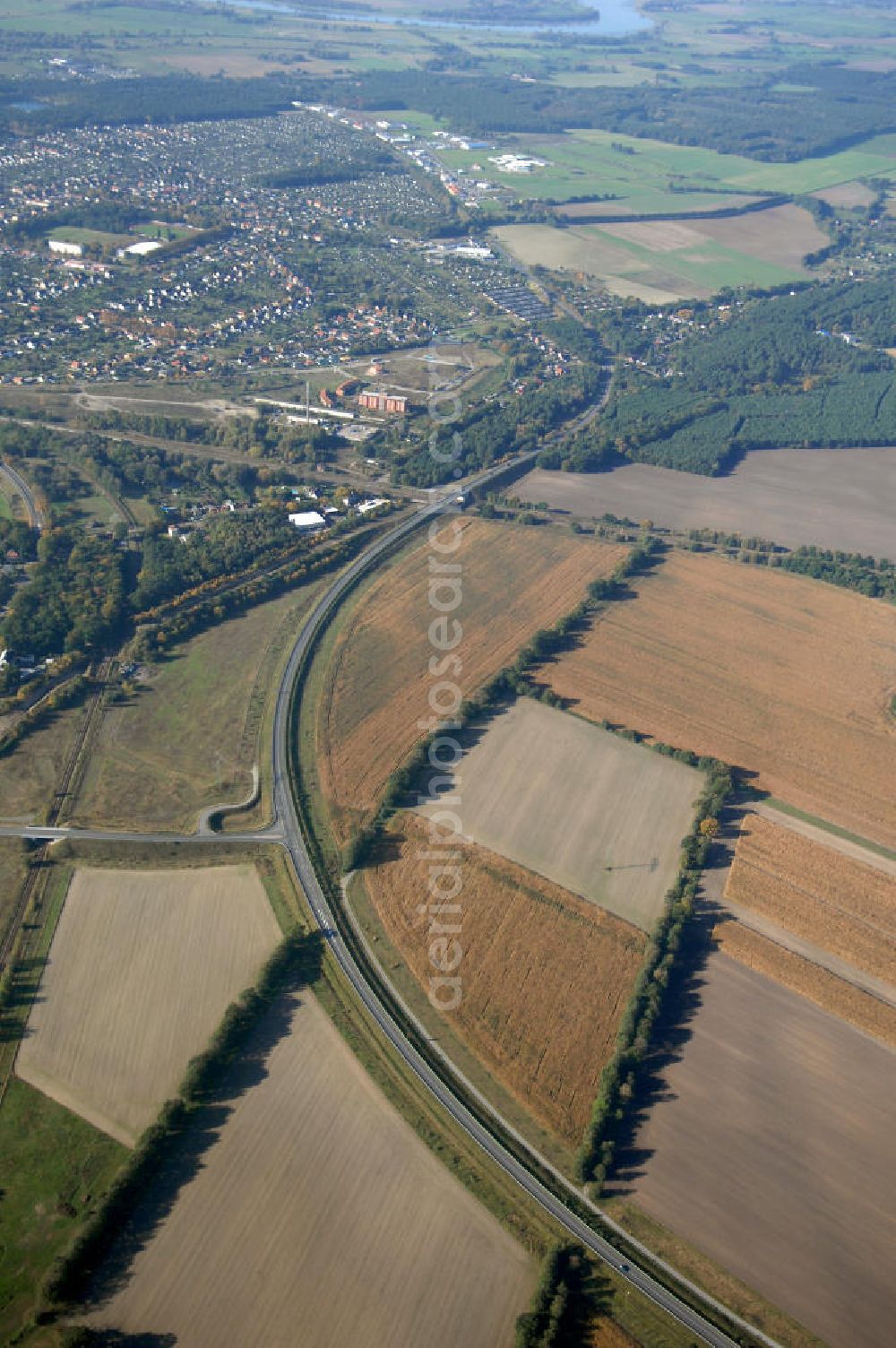 Weisen from the bird's eye view: Blick auf die Ortsumgehung Bundesstrasse 189 Weisen. Projektsteuerung: Schüßler-Plan Ingenieurgesellschaft für Bau- und Verkehrswegeplanung mbH.