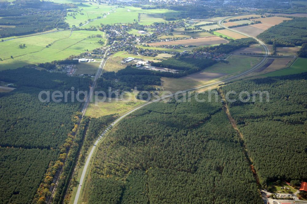 Weisen from above - Blick auf die Ortsumgehung Bundesstrasse 189 Weisen. Projektsteuerung: Schüßler-Plan Ingenieurgesellschaft für Bau- und Verkehrswegeplanung mbH.