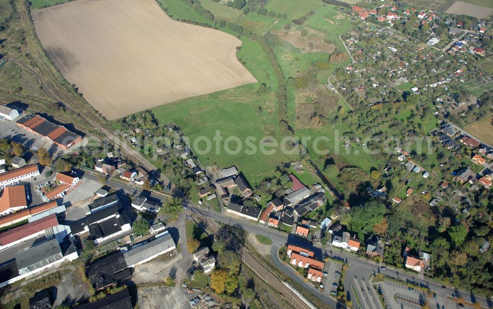 Aerial photograph Wittstock - Blick auf die Ortsumgehung Bundesstrasse 189 Wittstock. Projektsteuerung: Schüßler-Plan Ingenieurgesellschaft für Bau- und Verkehrswegeplanung mbH.