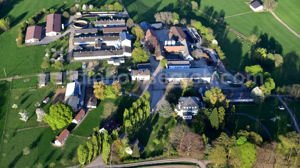 Königswinter from above - Test property Frankenforst in Koenigswinter in the state North Rhine-Westphalia, Germany