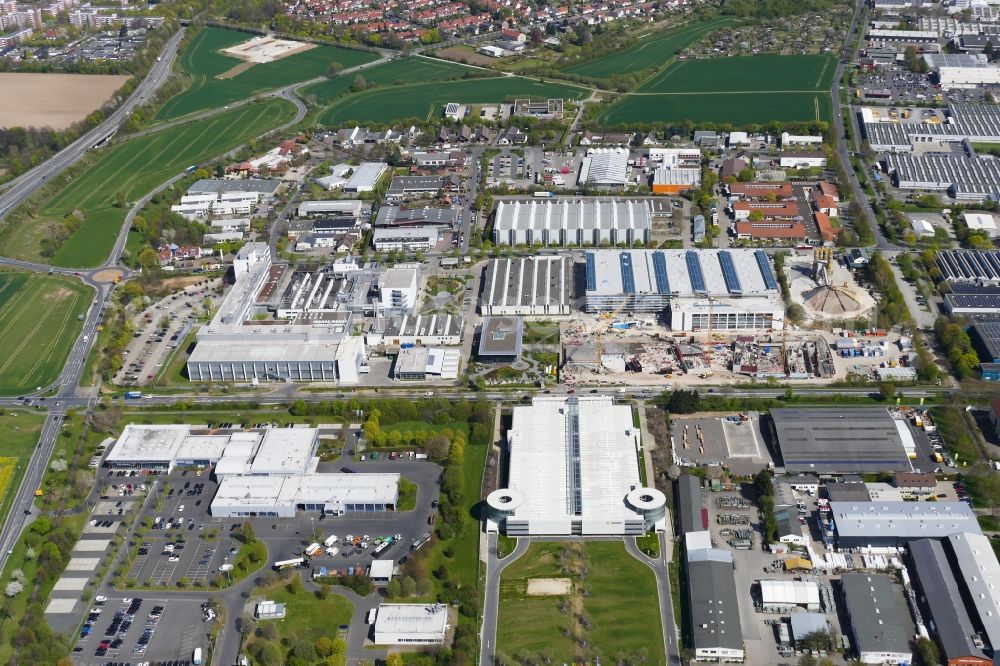 Göttingen from the bird's eye view: Administration building of the company Sartorius in Goettingen in the state Lower Saxony