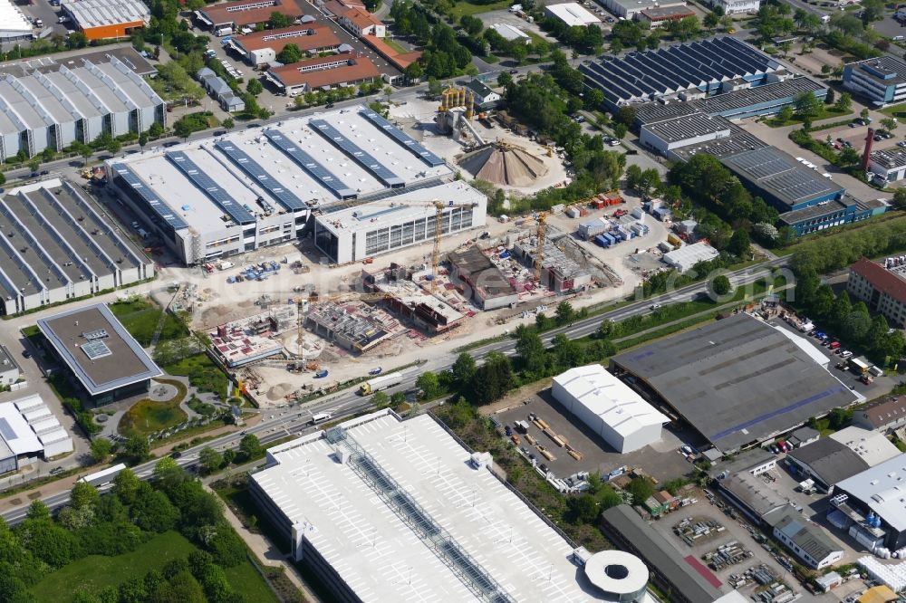 Göttingen from the bird's eye view: Administration building of the company Sartorius in Goettingen in the state Lower Saxony