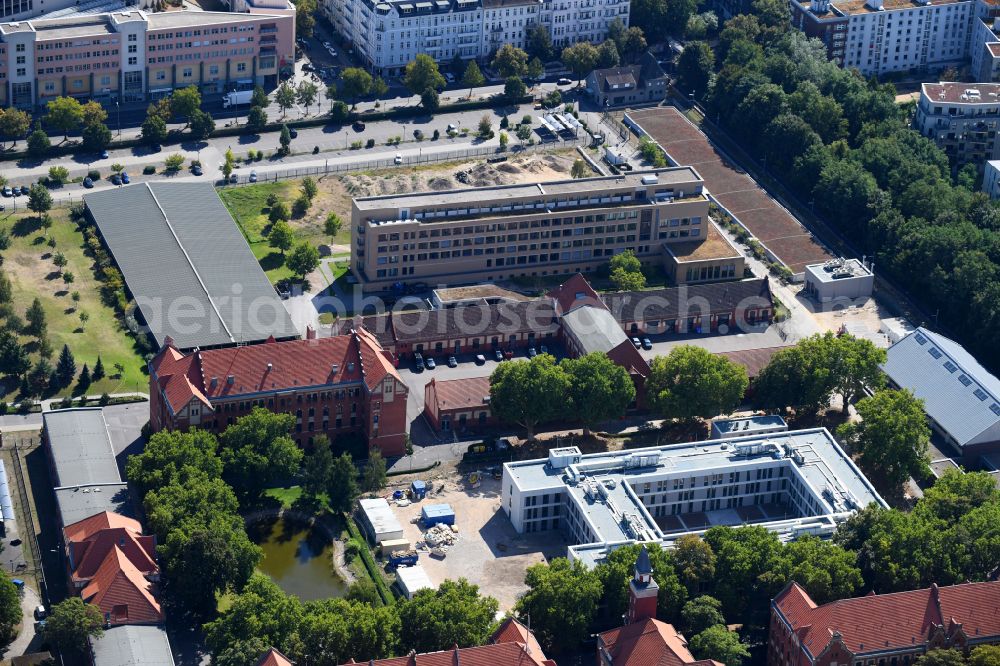 Aerial photograph Berlin - Administrative building of the State Authority Bundeskriminalamt - Gemeinsames Terror Abwehrzentrum ( GTAZ ) on street Am Treptower Park - Elsenstrasse in the district Treptow in Berlin, Germany