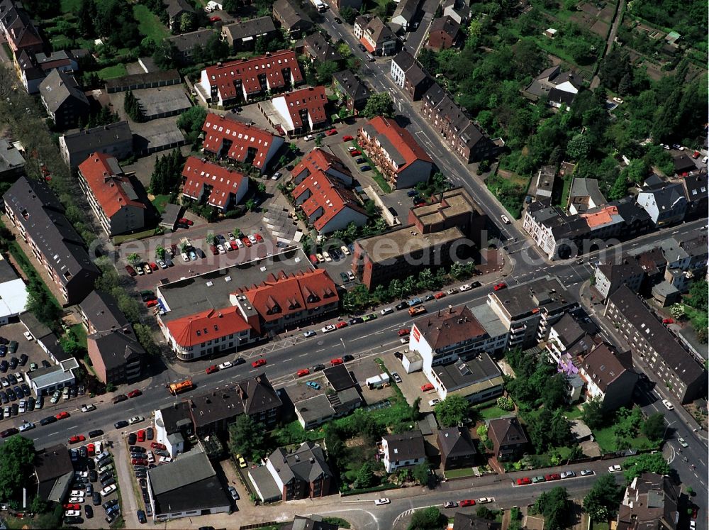 Moers from the bird's eye view: Administration Building ENNI group of companies on Metropolitan Government Building in Moers in North Rhine-Westphalia