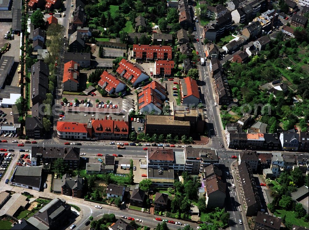 Aerial image Moers - Administration Building ENNI group of companies on Metropolitan Government Building in Moers in North Rhine-Westphalia