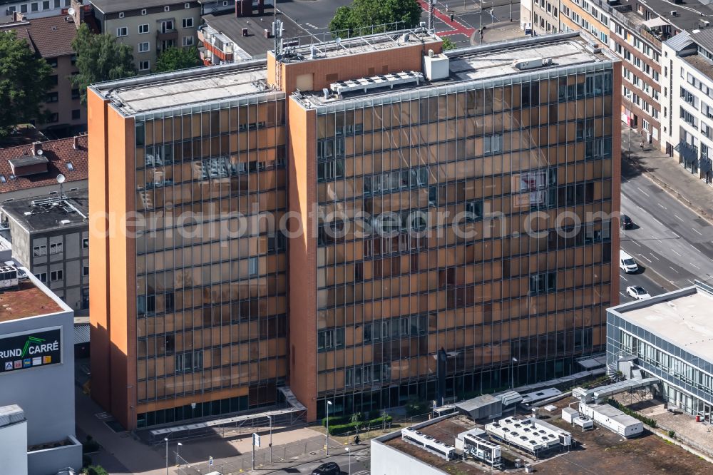 Aerial image Hannover - Administration building of Fachbereich Soziales of Landeshauptstadt - Hannover in Hannover in the state Lower Saxony, Germany