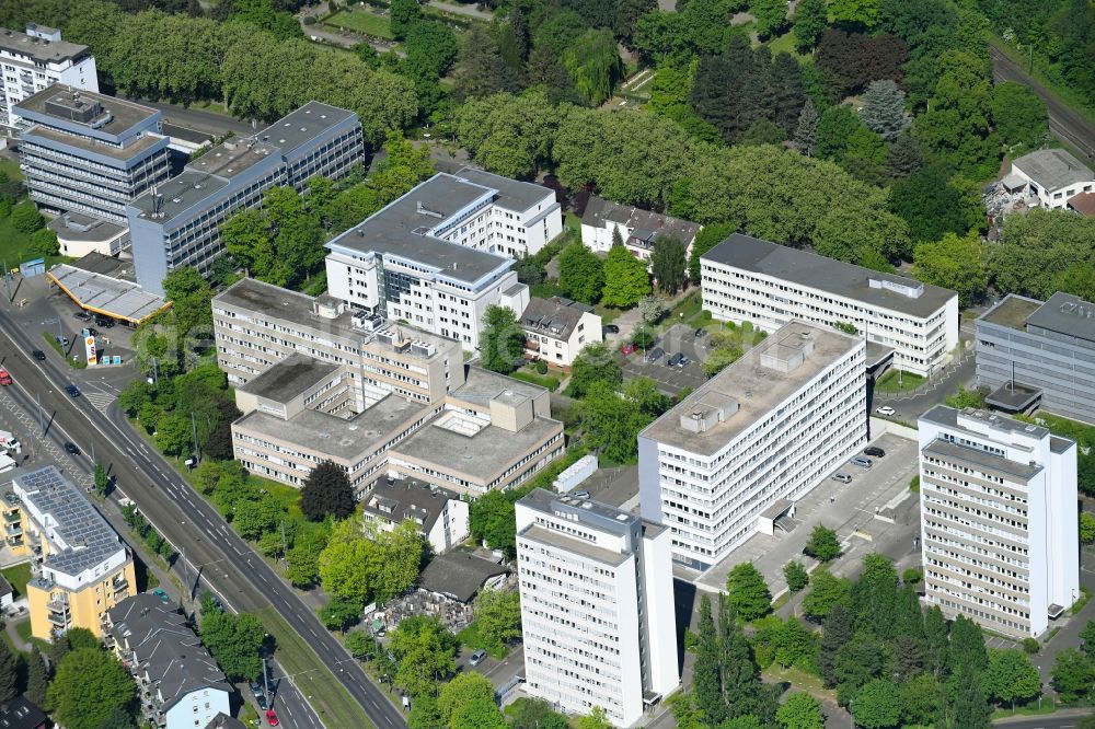 Aerial image Bonn - Administrative building of the State Authority Bundeszentralamt fuer Steuern in Bonn in the state North Rhine-Westphalia, Germany