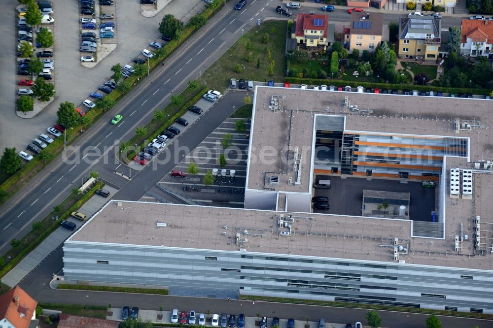 Bad Langensalza from the bird's eye view: Administrative building of the State Authority Landesamt fuer Verbraucherschutz in Bad Langensalza in the state Thuringia