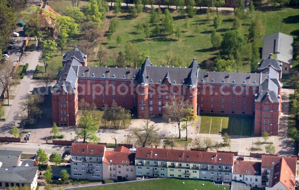 Aerial photograph Neuruppin - Administrative building of the State Authority Staatsanwaltschaft in Neuruppin in the state Brandenburg, Germany