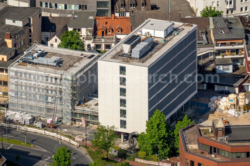 Hamm from above - Administration building Stadtwerkehaus in Hamm in the state North Rhine-Westphalia