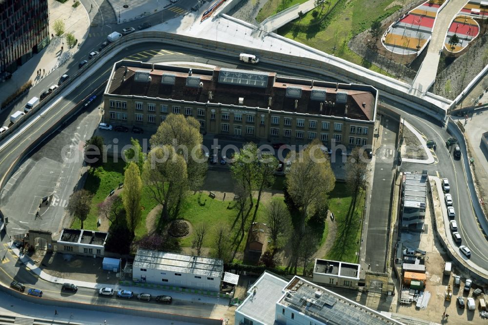 Boulogne-Billancourt from the bird's eye view: Administration building of the company der old RENAULT National- Administration in Boulogne-Billancourt in Ile-de-France, France