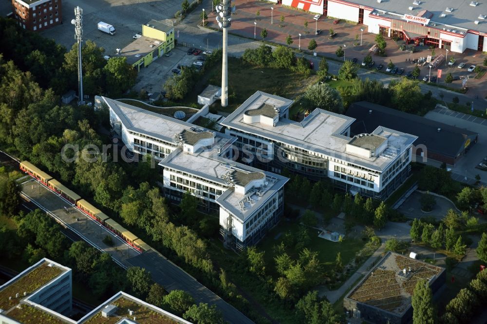 Aerial image Berlin - Administration building of the company ASSA ABLOY Sicherheitstechnik GmbH in Berlin