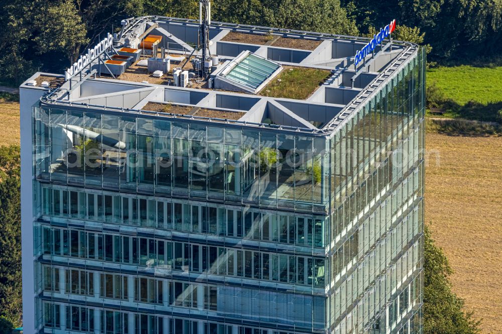 Aerial image Ennepetal - Administration building of the company DORMA Deutschland GmbH onDORMA Platz in Ennepetal in the state North Rhine-Westphalia, Germany