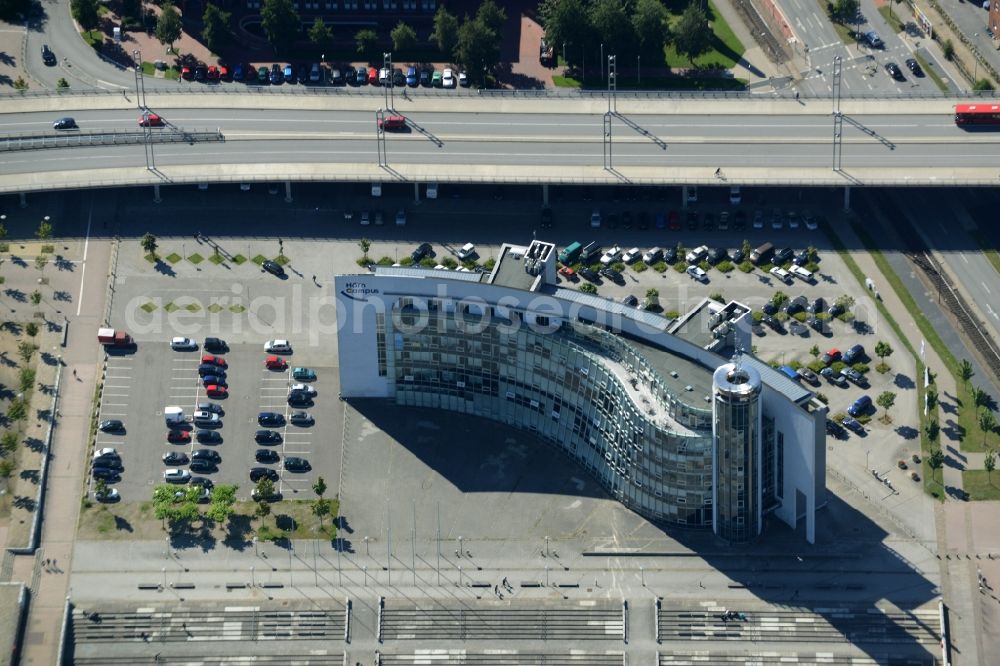 Kiel from the bird's eye view: Administration building of the company Regenbogen AG in Kiel in the state Schleswig-Holstein