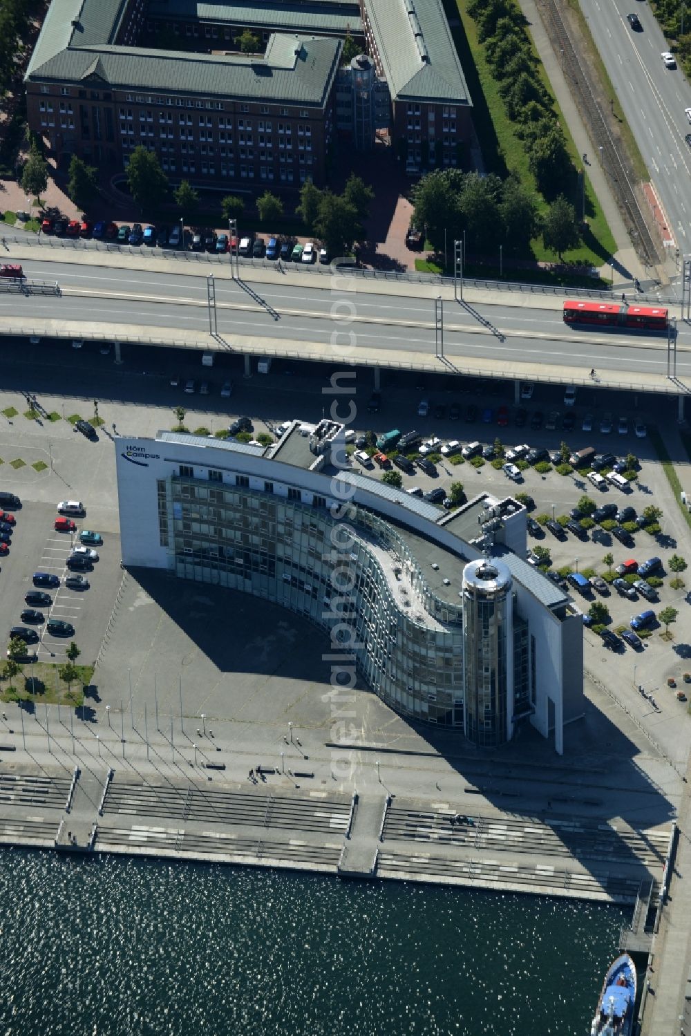 Aerial photograph Kiel - Administration building of the company Regenbogen AG in Kiel in the state Schleswig-Holstein