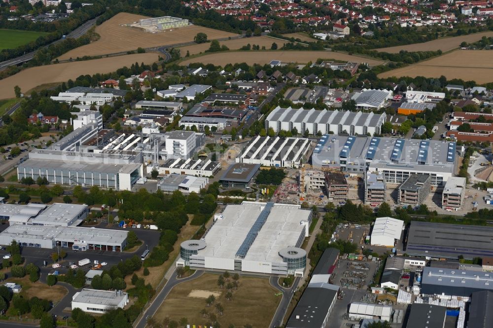 Aerial photograph Göttingen - Administration building of the company Sartorius in Goettingen in the state Lower Saxony