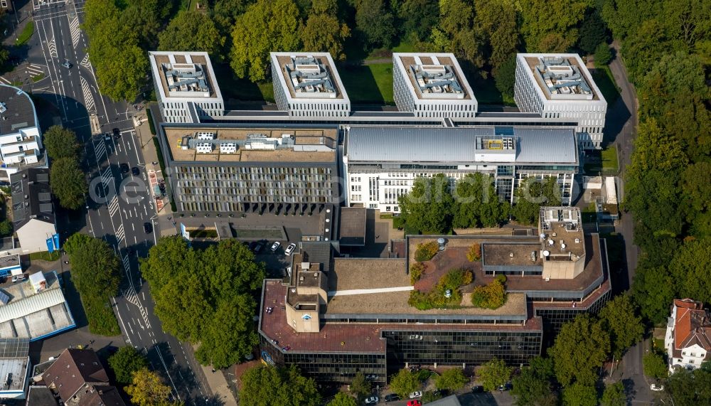 Bochum from above - View of the administration building of BP and Aral in Bochum in the state North-Rhine Westphalia