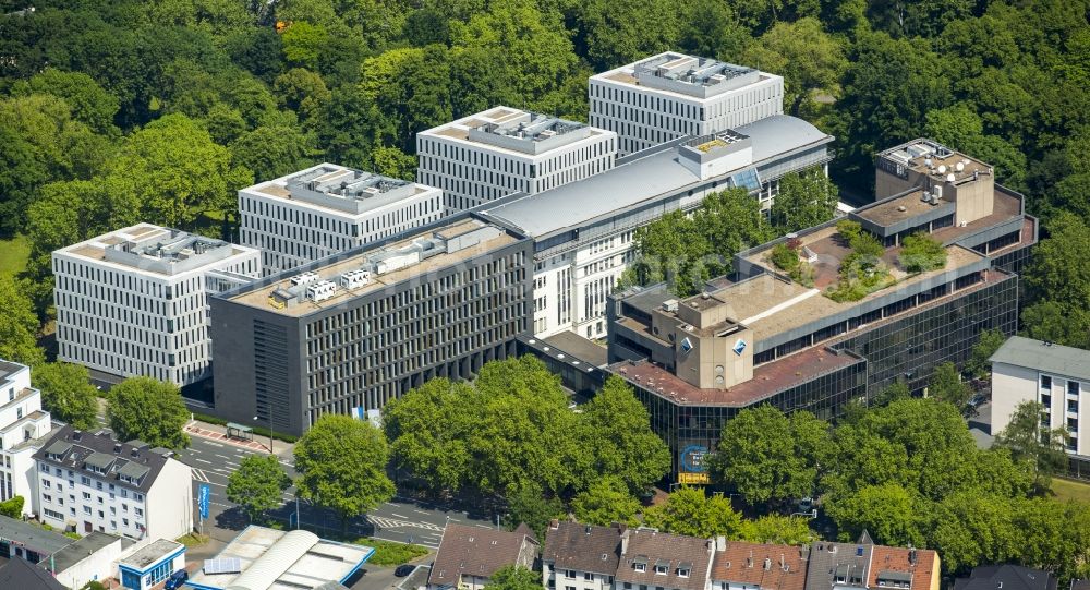 Aerial photograph Bochum - View of the administration building of BP and Aral in Bochum in the state North-Rhine Westphalia