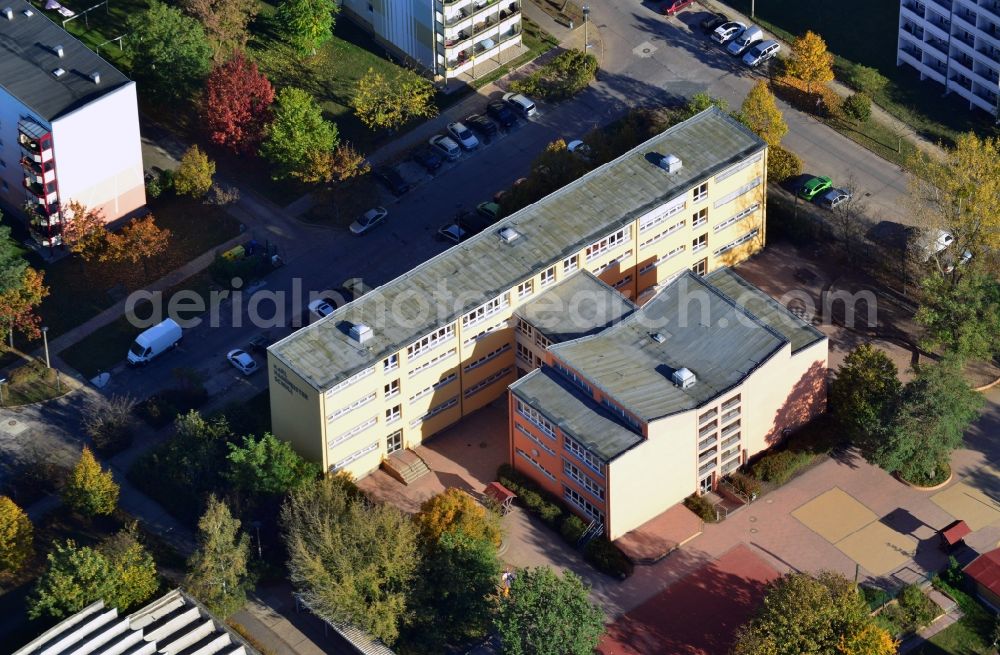 Aerial image Werder (Havel) - View of the school VHG Karl Hagemeister in Werder ( Havel ) in the state Brandenburg