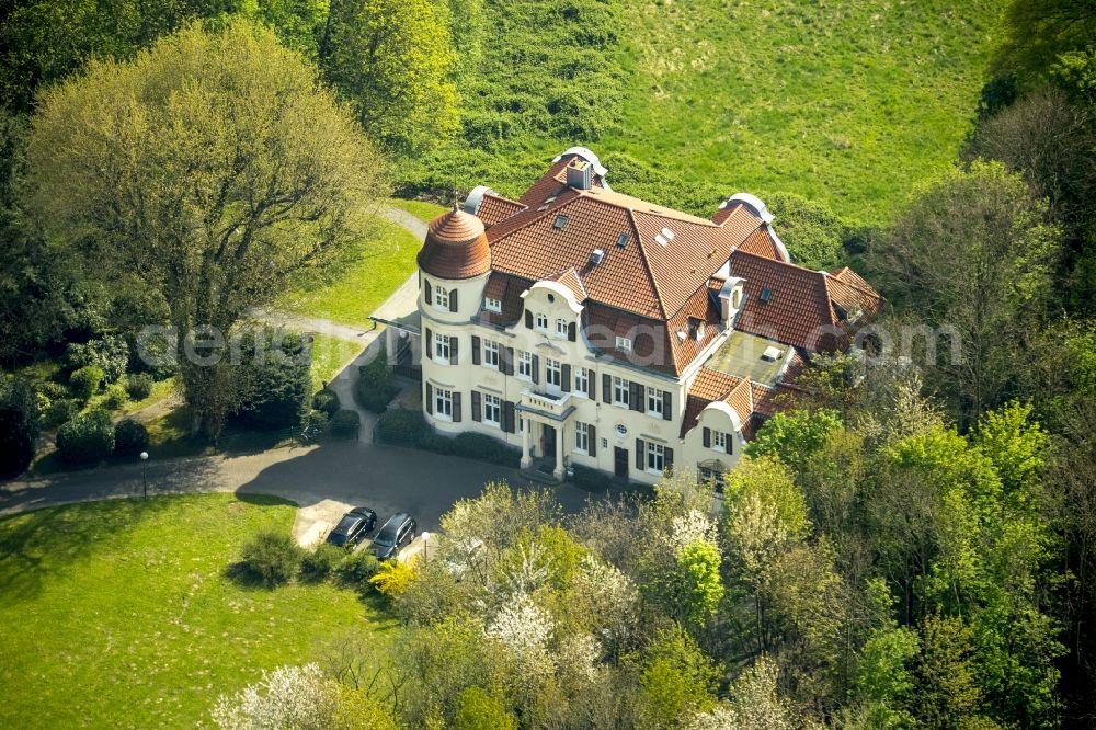 Erkrath from above - Villa Bayer in Erkrath in the state North Rhine-Westphalia