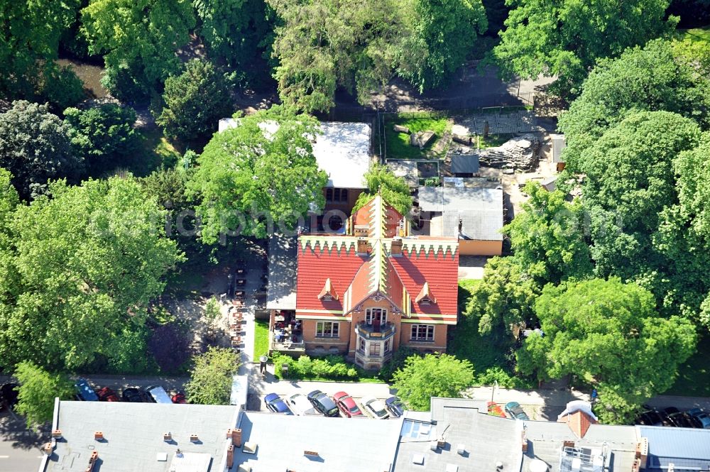 Aerial image Berlin - View of the Villa Kreuzberg on Kreuzberg St. in Berlin / Kreuzberg