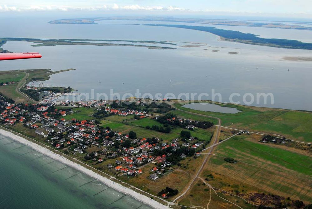 Aerial photograph Hiddensee (Rügen) - Neuendorf auf Hiddensee.