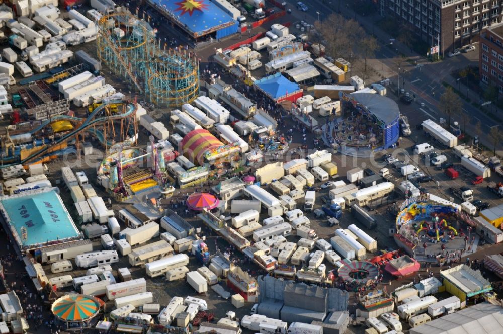 Bremen from the bird's eye view: Hype Freimarkt in the city of Bremen