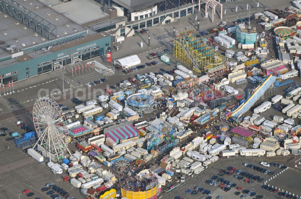 Aerial photograph Bremen - Hype Freimarkt in the city of Bremen