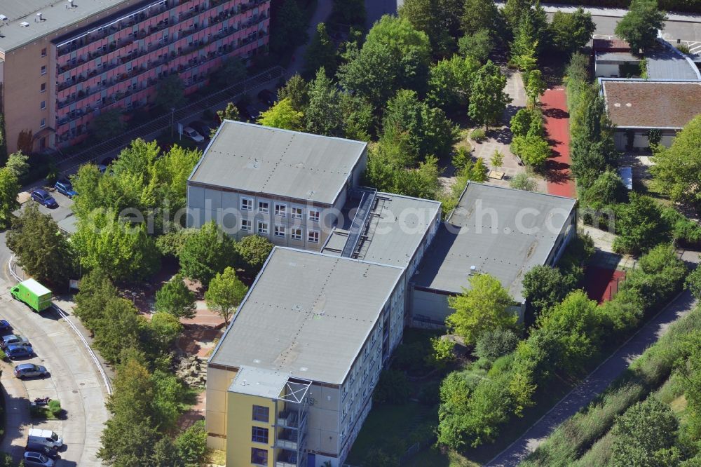 Berlin Hellersdorf from above - Community College Marzahn-Hellersdorf in Berlin Hellersdorf