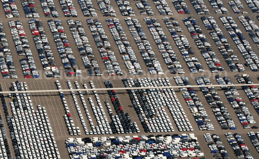 Emden from the bird's eye view: View of the Volkswagenwerk Emden in the state Lower Saxony