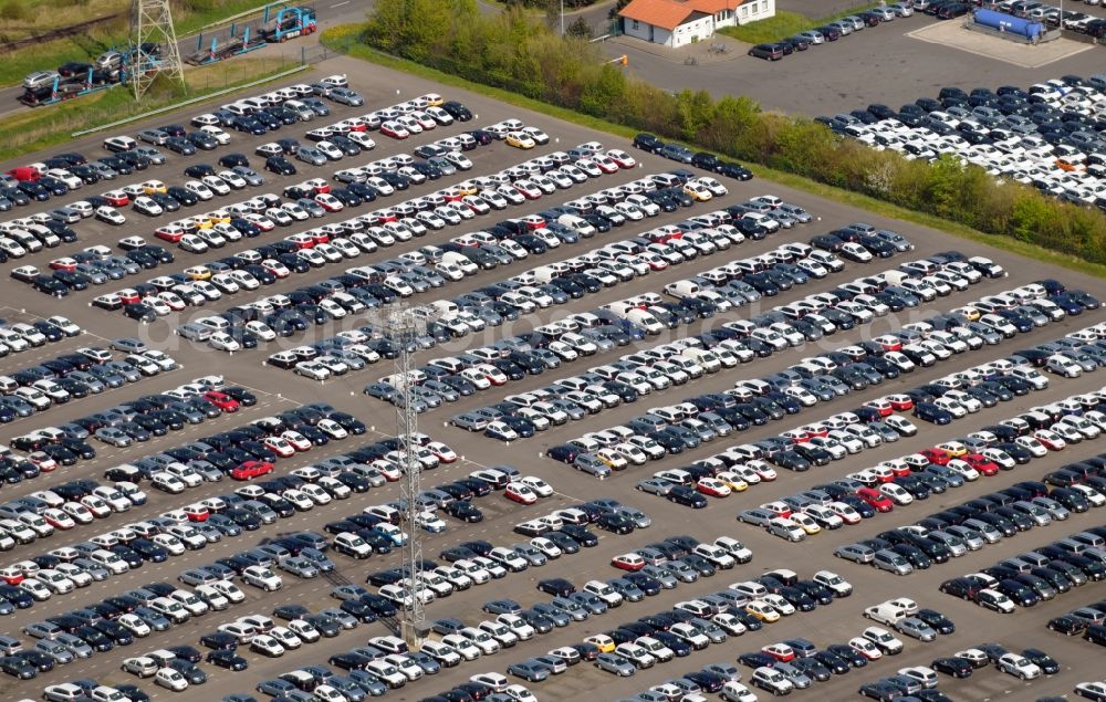 Aerial image Emden - View of the Volkswagenwerk Emden in the state Lower Saxony