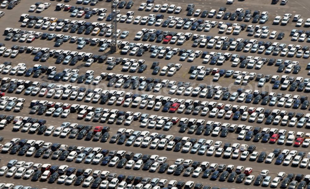 Aerial image Emden - View of the Volkswagenwerk Emden in the state Lower Saxony