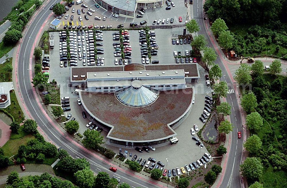 Aerial image Saarlouis - VOLVO-Autohaus Kreuzer an der St. Nazairer Allee 1a in 66740 Saarlouis. (Tel.: 06831-48720) Datum: 26.05.2003