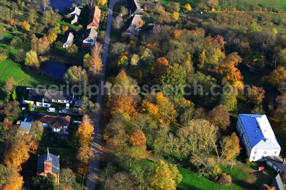 Aerial image Eichhorst Liepen - View of the Von-Thuenen-Strasse in the district Liepen in Eichhorst in the state Mecklenburg-West Pomerania