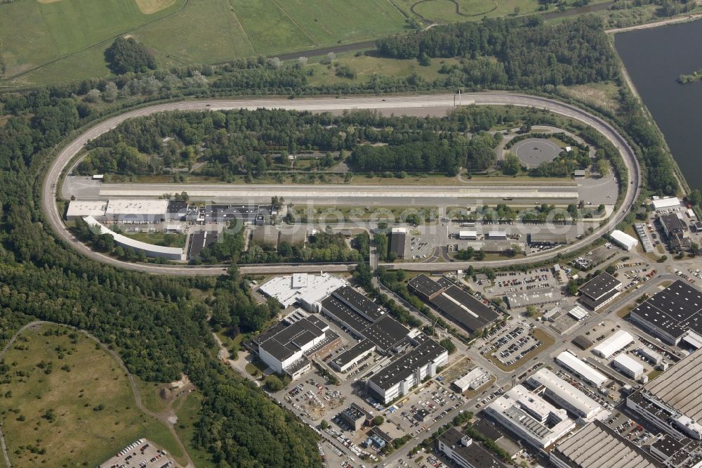 Aerial photograph Wolfsburg - The VW test track in Wolfsburg in Lower Saxony