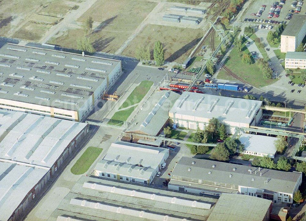 Bautzen/ Sachsen from above - Waggonbauwerk der BOMBARDIER TRANSPORTATION BERLIN in Bautzen / Sachsen.