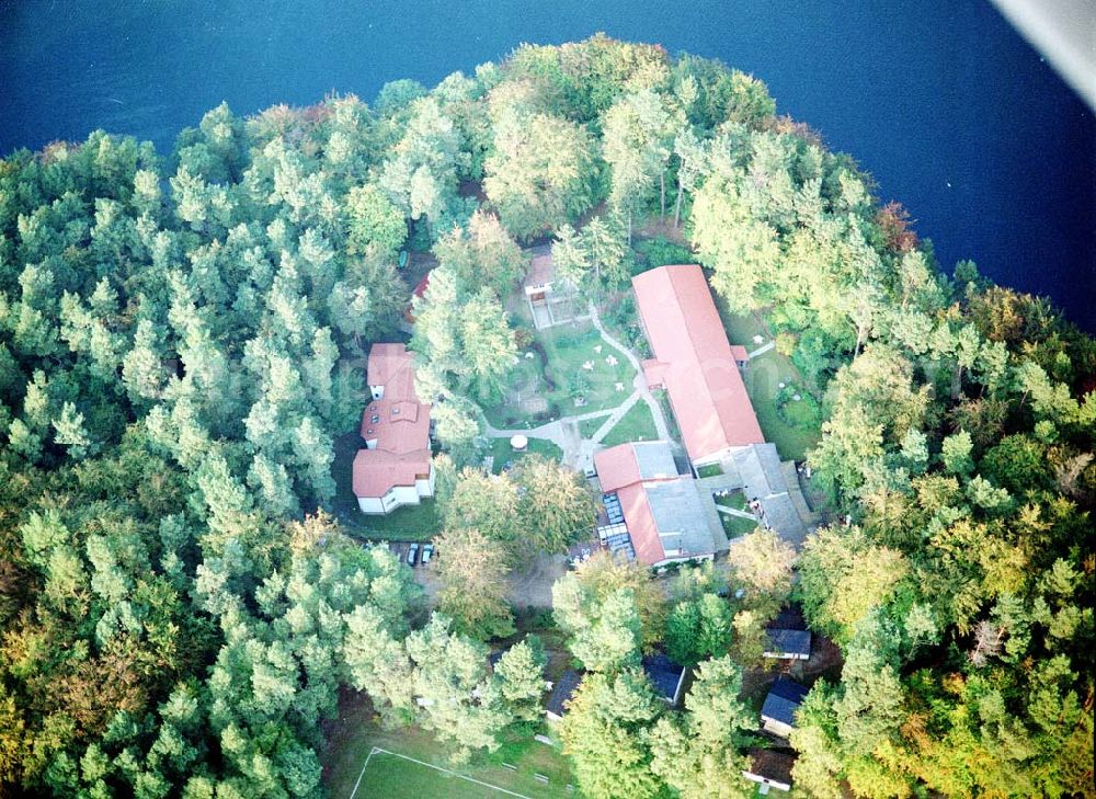 Lychen / BRA from above - Waldhotel Sängerslust bei Lychen / Brandenburg.