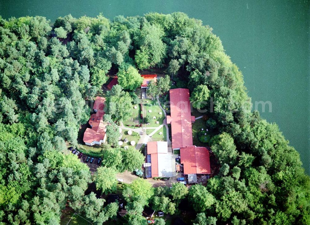 Aerial image Lychen - Waldhotel Sängerslust bei Lychen / Brandenburg.