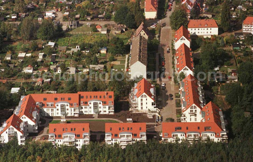 Seddin from above - Waldrandsiedlung am Seddiner See