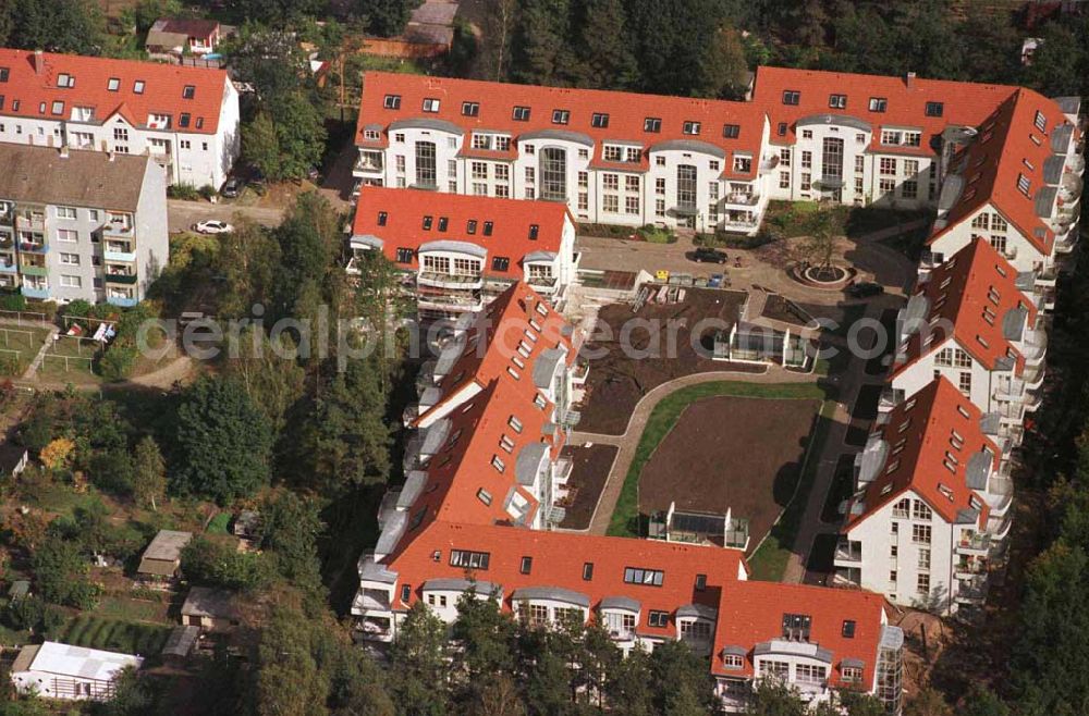 Seddin from above - Waldrandsiedlung am Seddiner See / Seddin