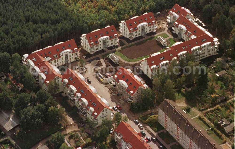 Seddin from the bird's eye view: Waldrandsiedlung am Seddiner See / Seddin